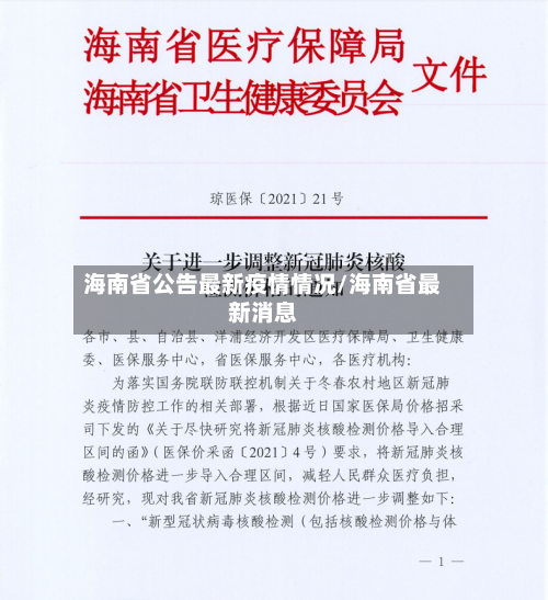海南省公告最新疫情情况/海南省最新消息