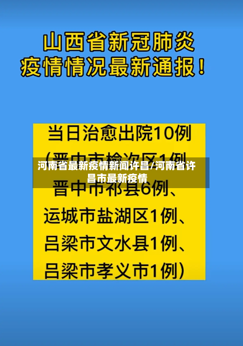 河南省最新疫情新闻许昌/河南省许昌市最新疫情