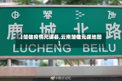 【楚雄疫情元谋县,云南楚雄元谋地图】