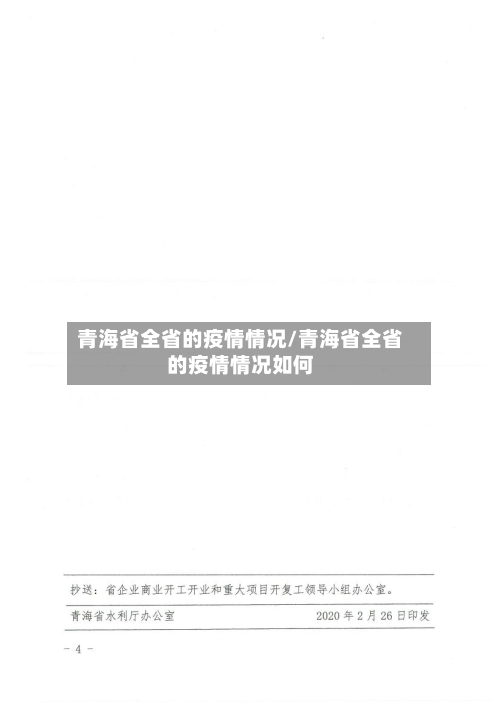 青海省全省的疫情情况/青海省全省的疫情情况如何