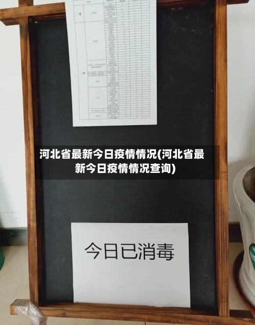 河北省最新今日疫情情况(河北省最新今日疫情情况查询)