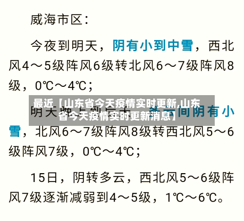 最近【山东省今天疫情实时更新,山东省今天疫情实时更新消息】-第3张图片
