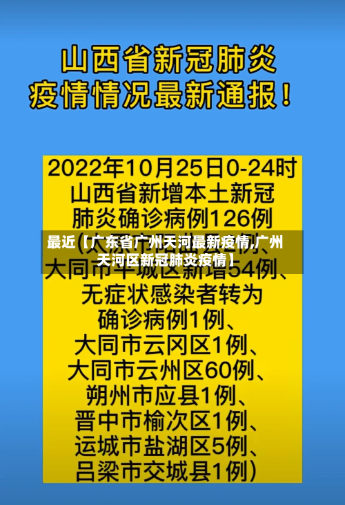 最近【广东省广州天河最新疫情,广州天河区新冠肺炎疫情】-第2张图片
