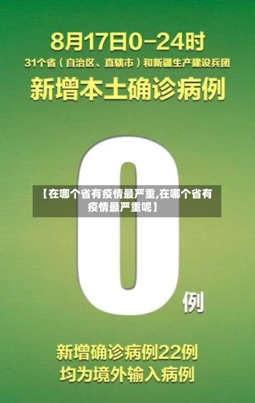 【在哪个省有疫情最严重,在哪个省有疫情最严重呢】