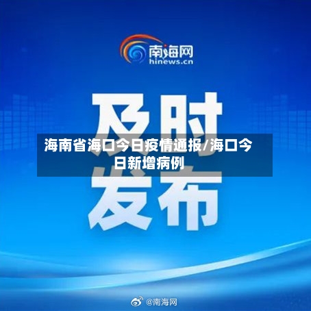 海南省海口今日疫情通报/海口今日新增病例-第3张图片