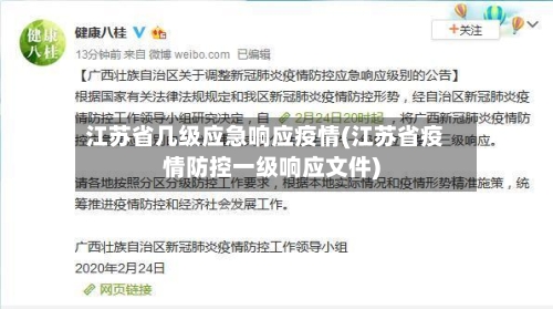 江苏省几级应急响应疫情(江苏省疫情防控一级响应文件)-第2张图片