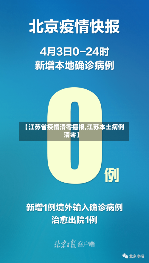 【江苏省疫情清零播报,江苏本土病例清零】-第2张图片