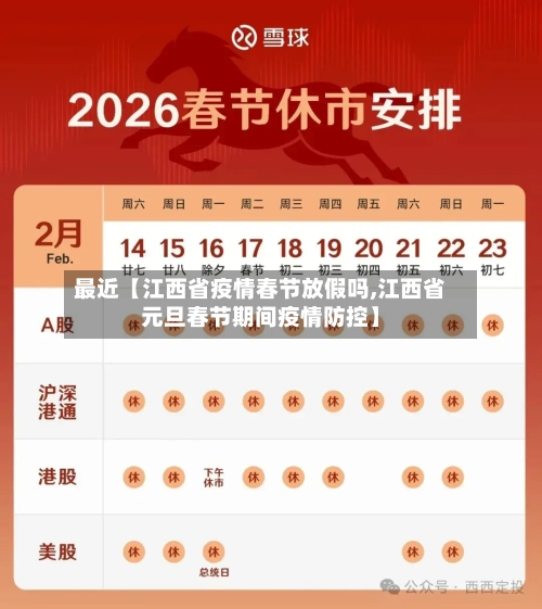 最近【江西省疫情春节放假吗,江西省元旦春节期间疫情防控】-第2张图片