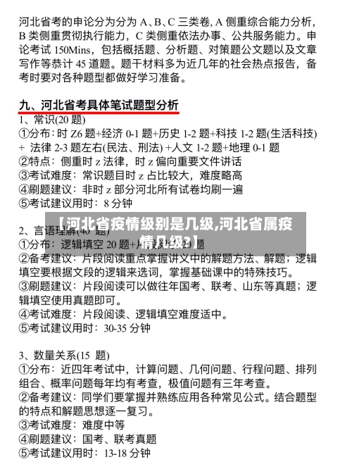 【河北省疫情级别是几级,河北省属疫情几级?】