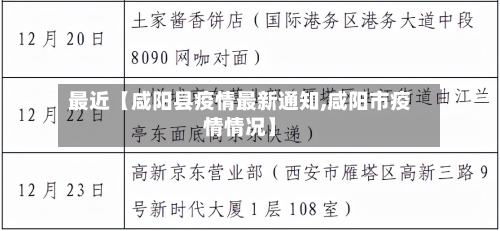 最近【咸阳县疫情最新通知,咸阳市疫情情况】