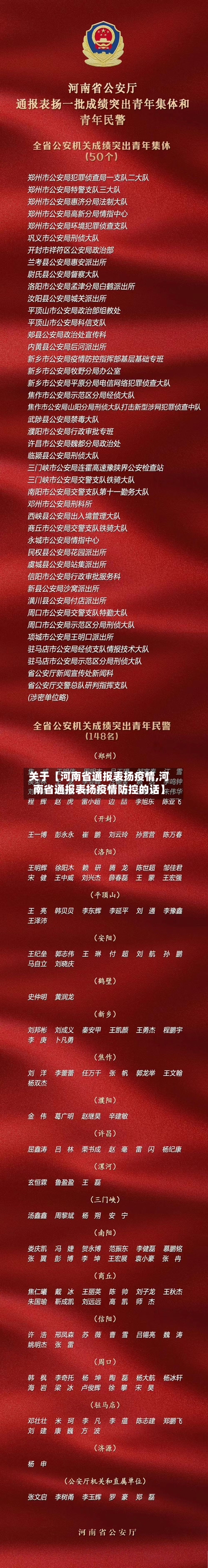 关于【河南省通报表扬疫情,河南省通报表扬疫情防控的话】-第2张图片