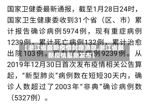 【浙江省最新疫情封路消息,浙江省最新疫情最新发布】-第2张图片
