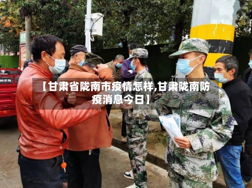 【甘肃省陇南市疫情怎样,甘肃陇南防疫消息今日】-第2张图片