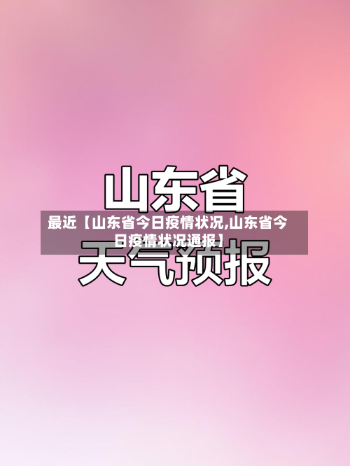 最近【山东省今日疫情状况,山东省今日疫情状况通报】-第3张图片