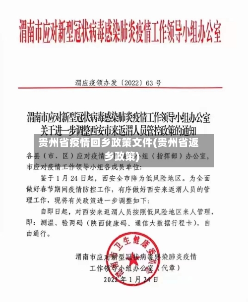 贵州省疫情回乡政策文件(贵州省返乡政策)-第3张图片