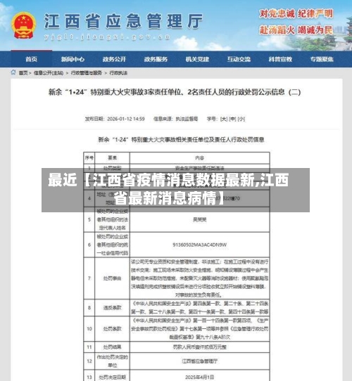 最近【江西省疫情消息数据最新,江西省最新消息病情】