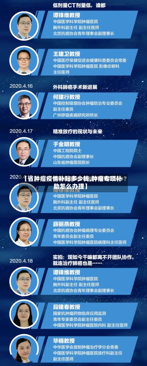 【省肿瘤疫情补贴多少钱,肿瘤专项补助怎么办理】-第2张图片