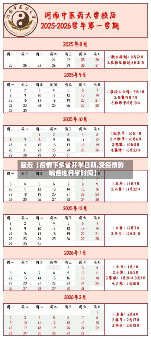 最近【疫情下多省开学日期,受疫情影响各地开学时间】-第3张图片