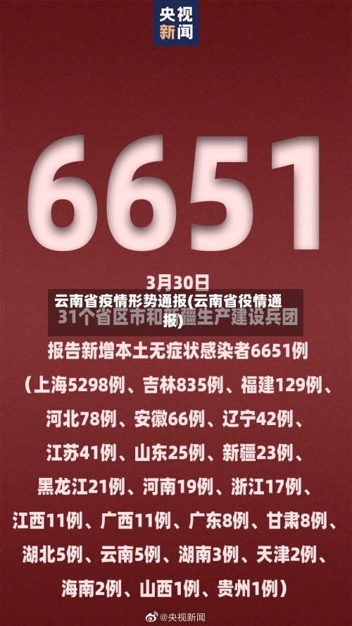 云南省疫情形势通报(云南省役情通报)